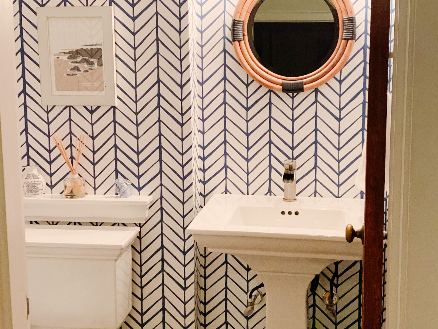 Updated Powder Room - Addison West