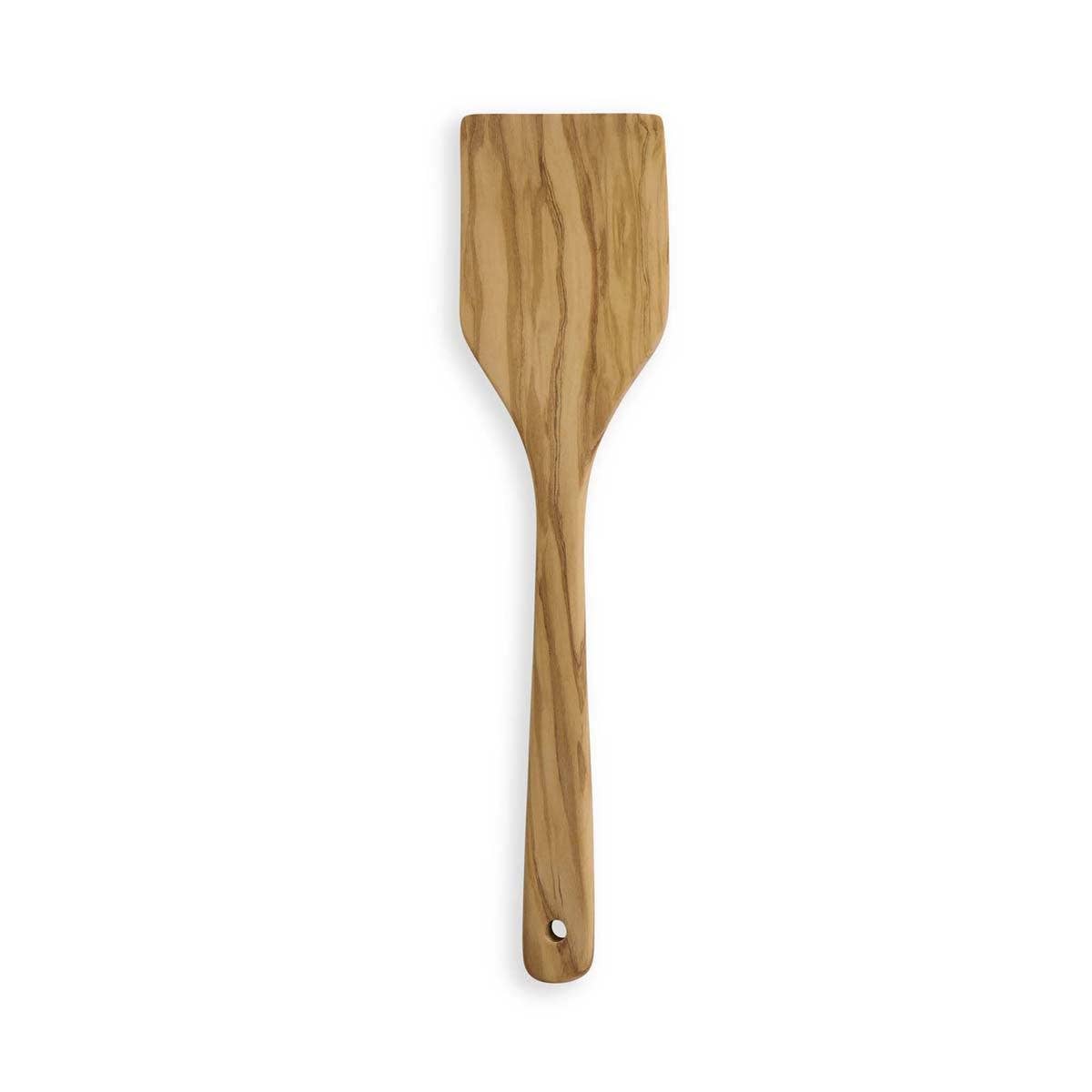 12" Italian Olivewood Turner on a white background