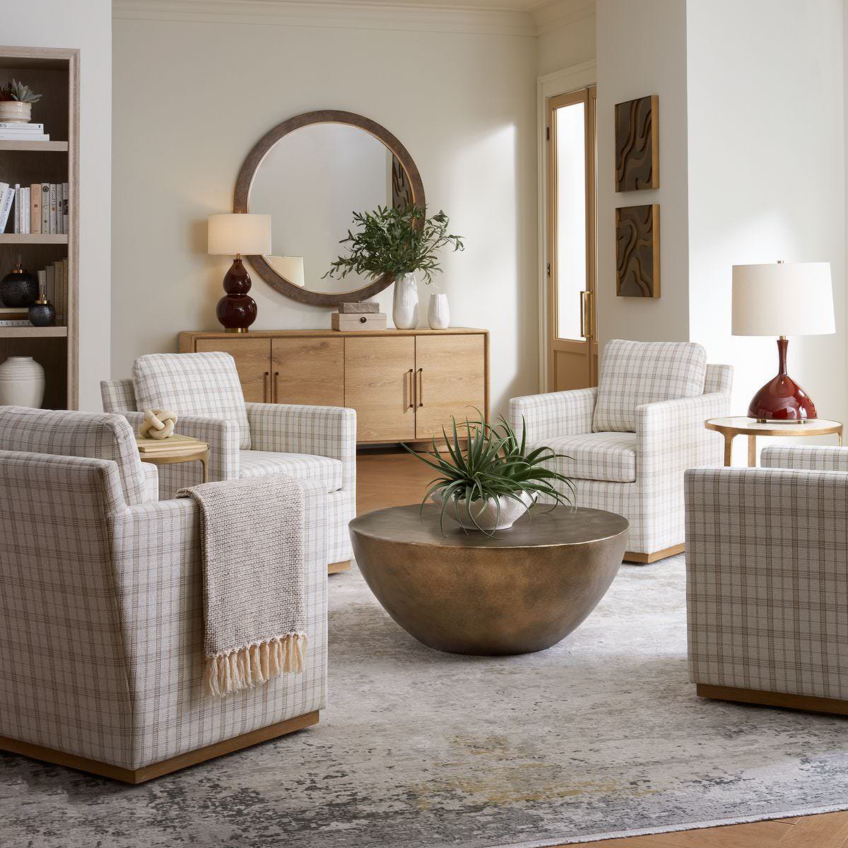 Gibson Coffee Table in a living room at Addison West