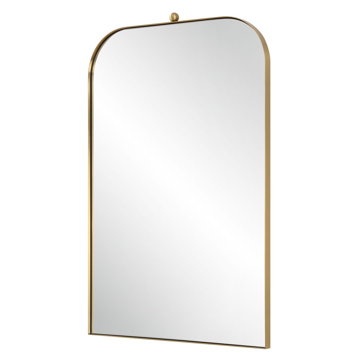 Caswell Arch Accent Mirror on a white background at Addison West