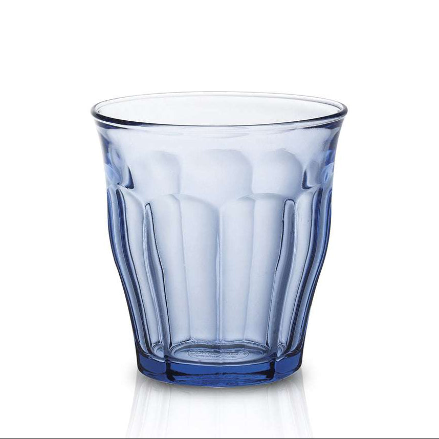 Duralex Le Picardie® Marine Glass Tumbler on a white background at Addison West