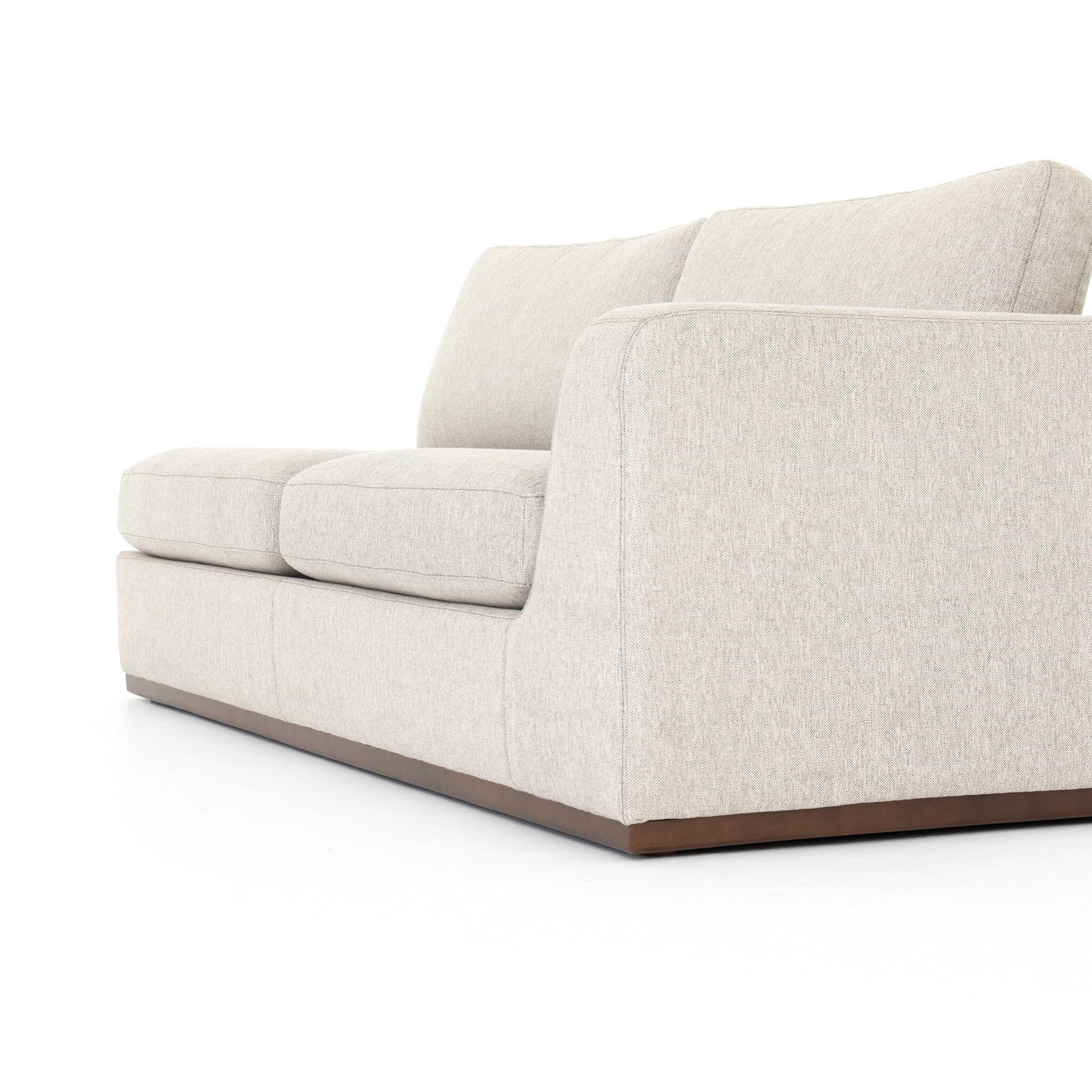 Four Hands Colt 2-Piece Sectional in Aldred Silver Left Chaise - Addison West