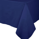 Caspari Paper Linen Tablecloth in Navy - Addison West
