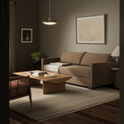 Four Hands Queen Wickham Sleeper Sofa in Crypton Nomad Mushroom in a living room at Addison West