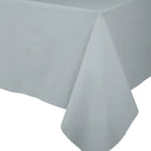 Caspari Paper Linen Table Cover in Silver - Addison West