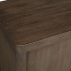 Close up of Boten Console Cabinet on a white background at Addison West