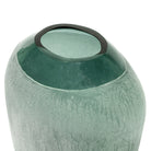 Mykonos Glass Vase, Tall on a white background at Addison West