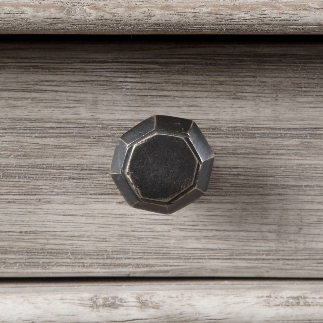 Close up of Bridford Writing Desk on a white background at Addison West