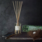 Roland Pine Reed Diffuser on a grey background at Addison West