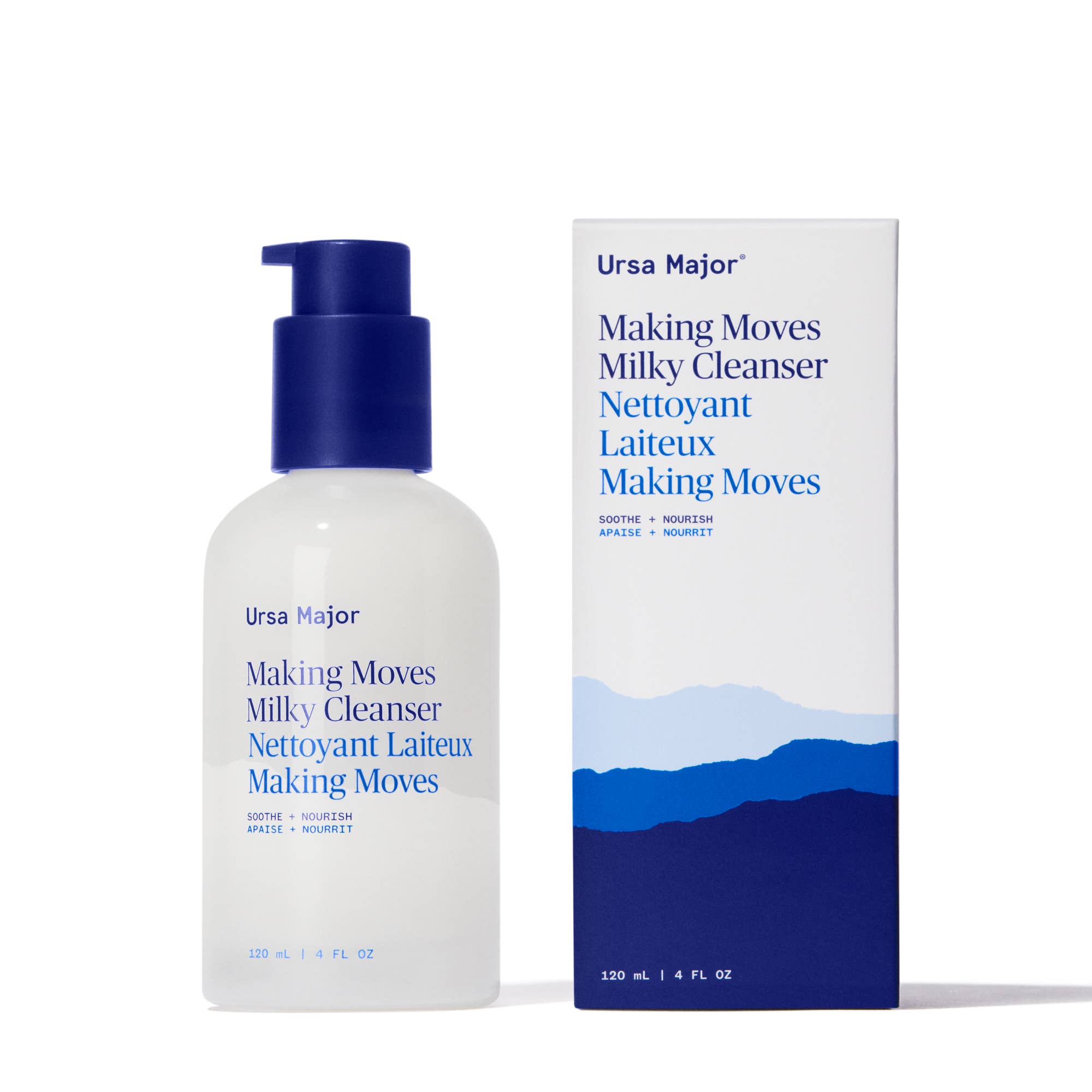 Making Moves Milky Cleanser on a white background at Addison West