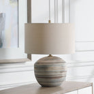 Prowell Table Lamp on a table at Addison West