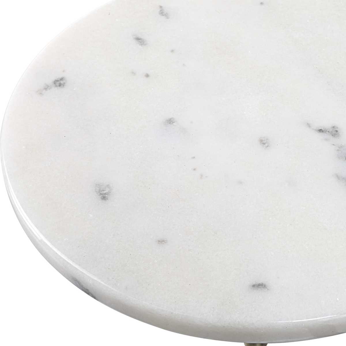 Close up of Sennett Accent Table on a white background at Addison West