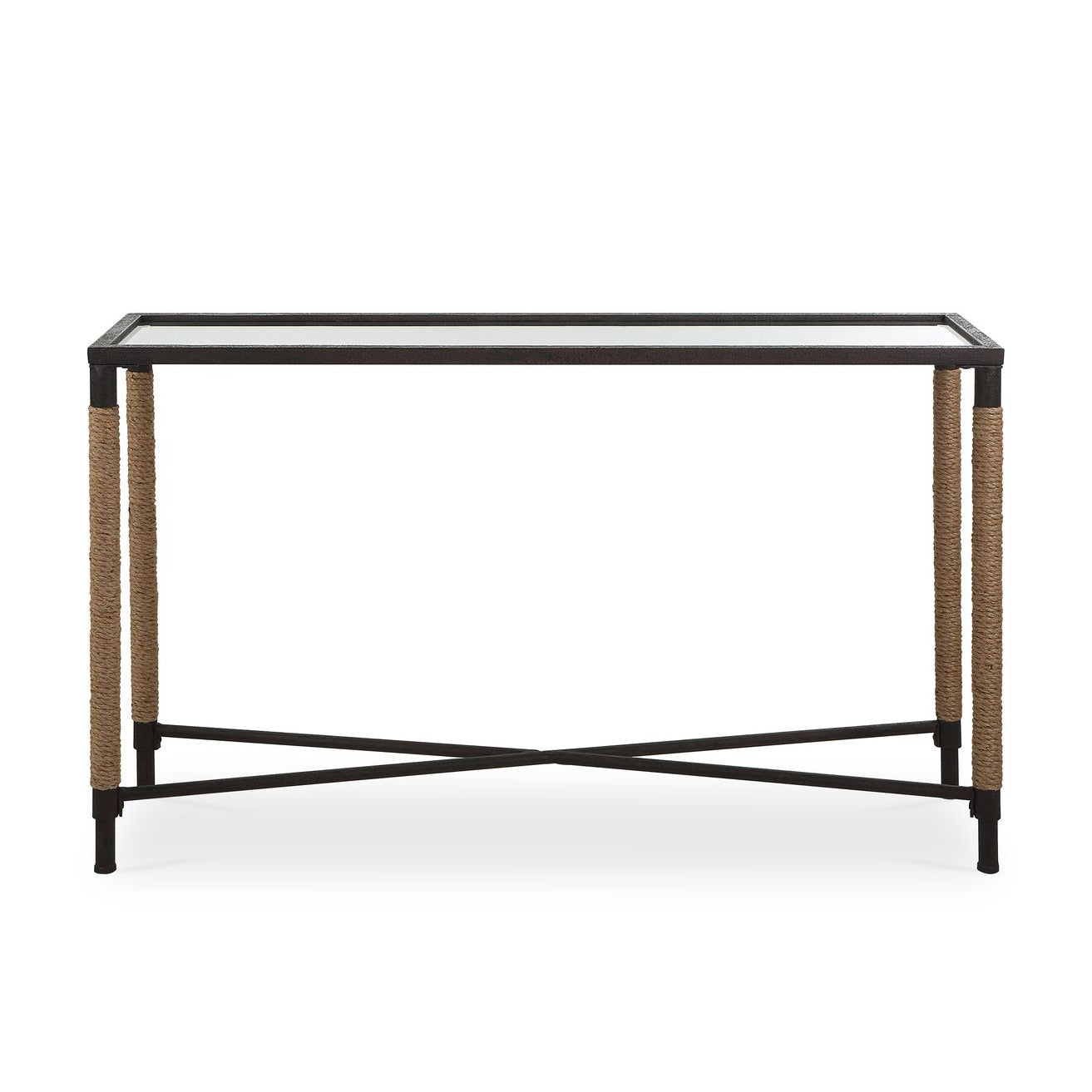 Bradford Console Table on a white background at Addison West