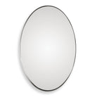 Purwell Oval Accent Mirror on a white background at Addison West