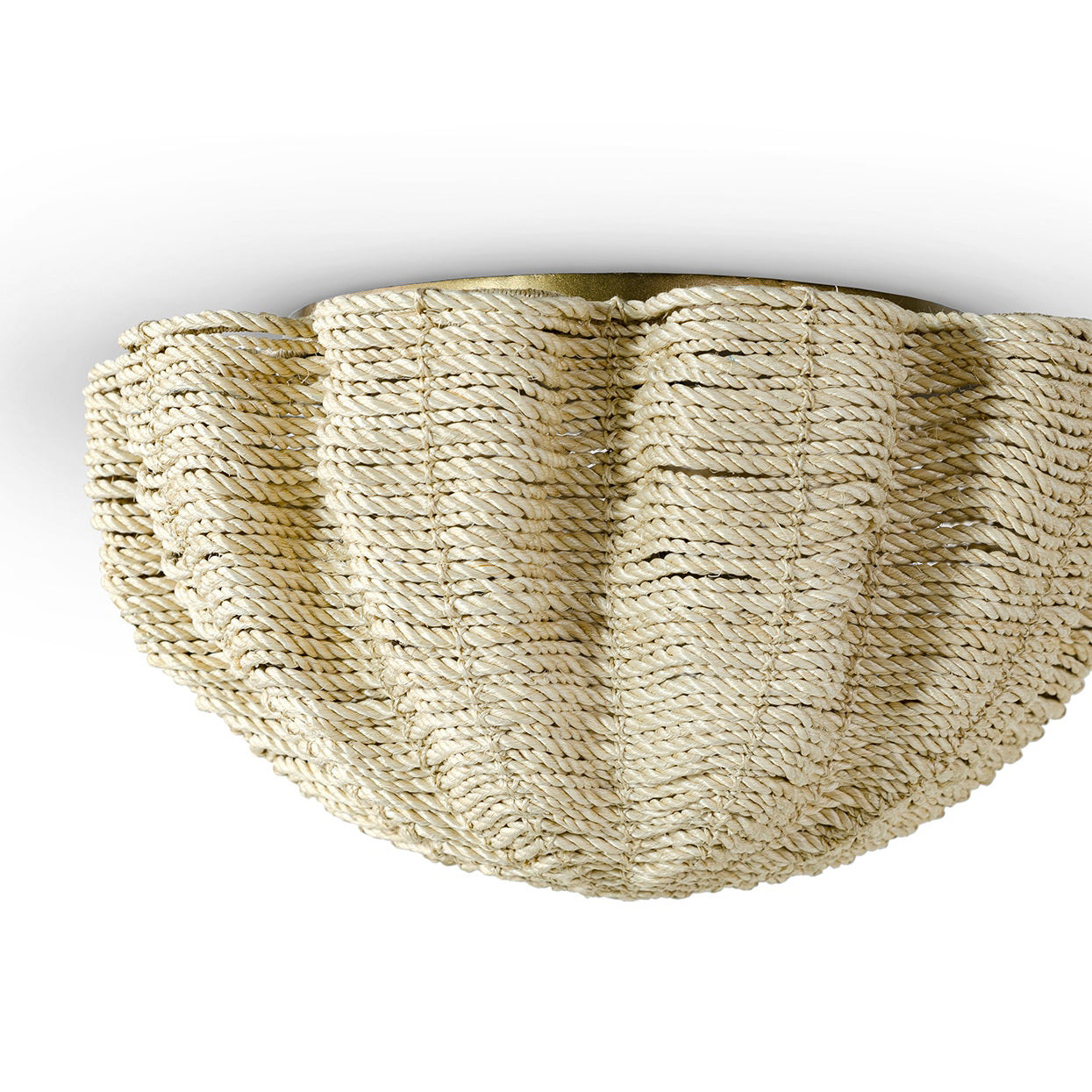 Isla Flush Mount on a white background at Addison West