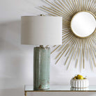 Calmere Table Lamp on a console table at Addison West