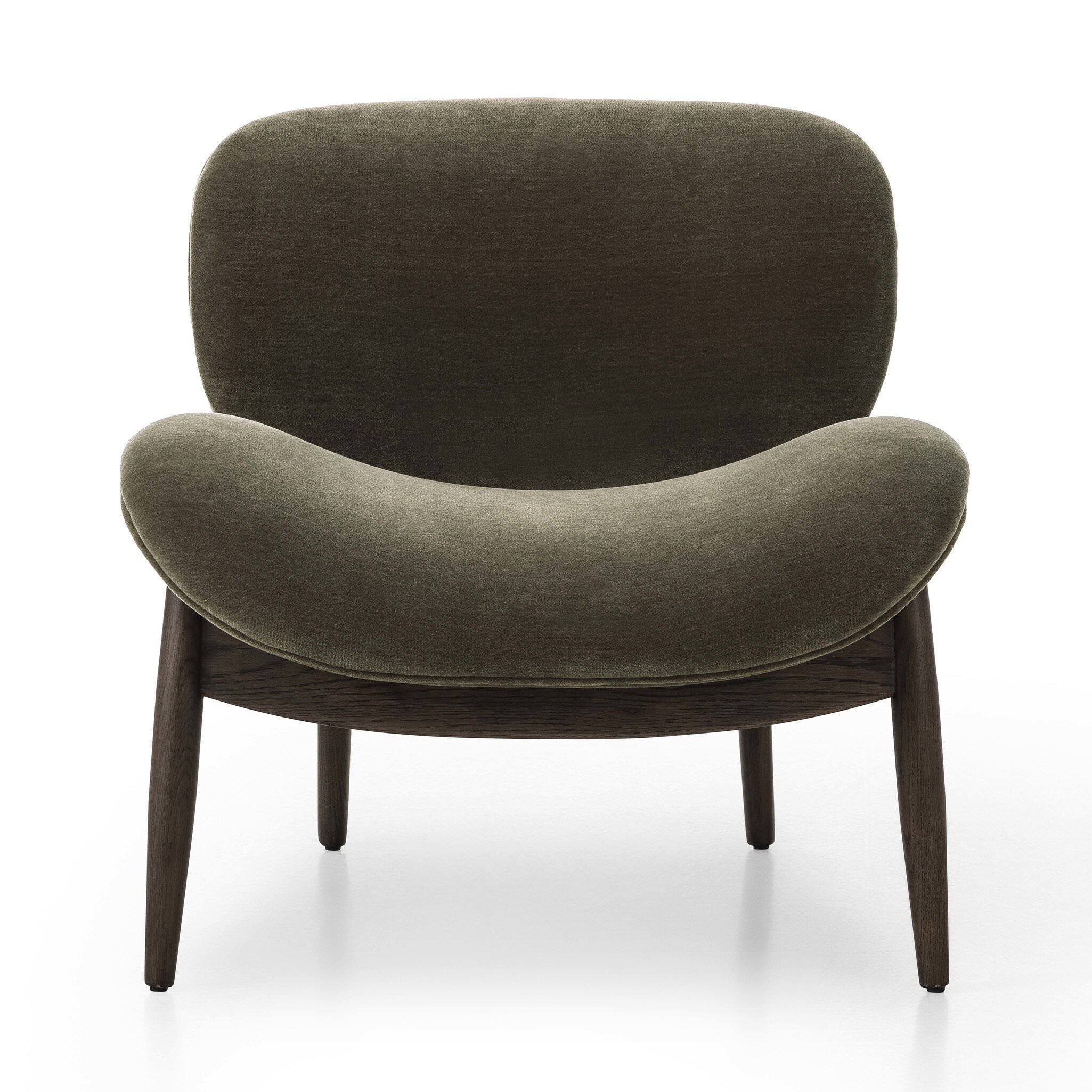 Four Hands Celine Chair in Monte Olive on a white background at Addison West