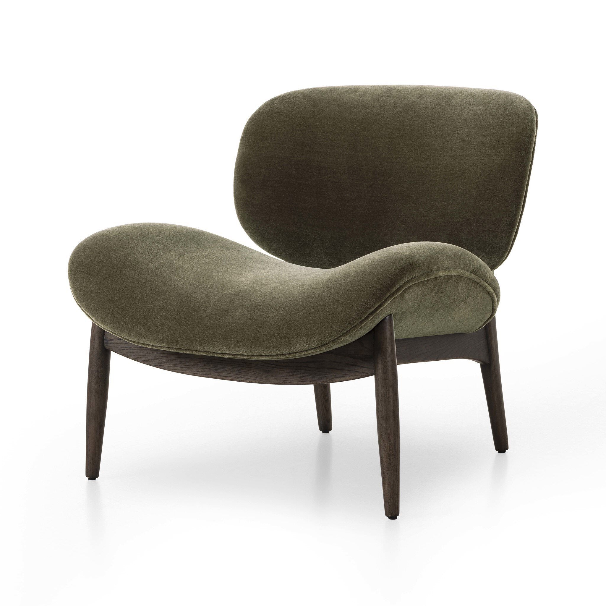 Four Hands Celine Chair in Monte Olive on a white background at Addison West