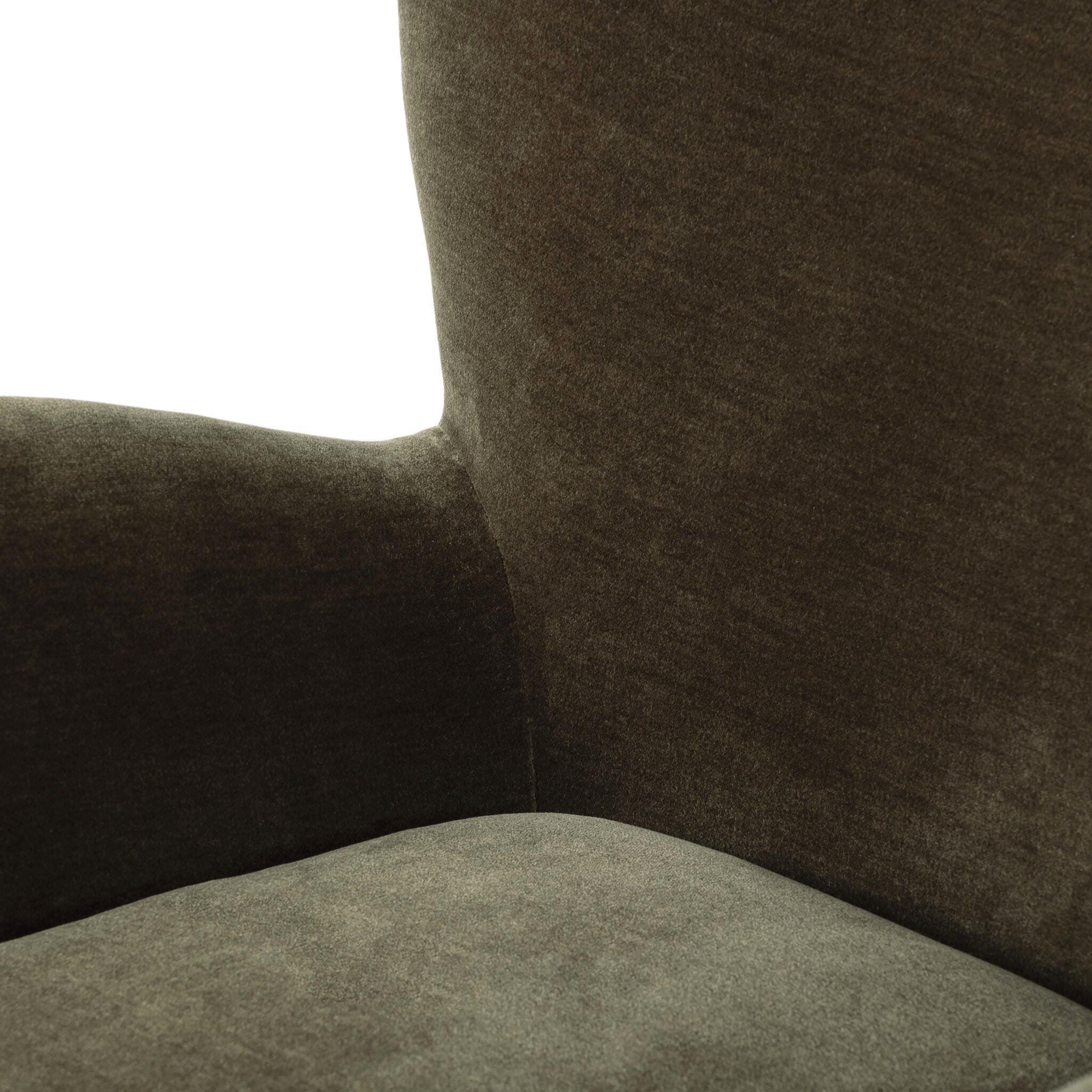 Four Hands Amelie Chair in Monte Olive on a white background at Addison West