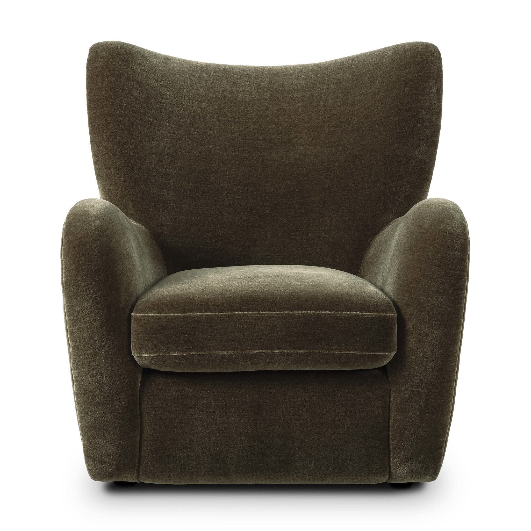 Four Hands Amelie Chair in Monte Olive on a white background at Addison West