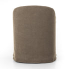 Four Hands Cove Dining Chair With Casters in Broadway Coffee - Addison West