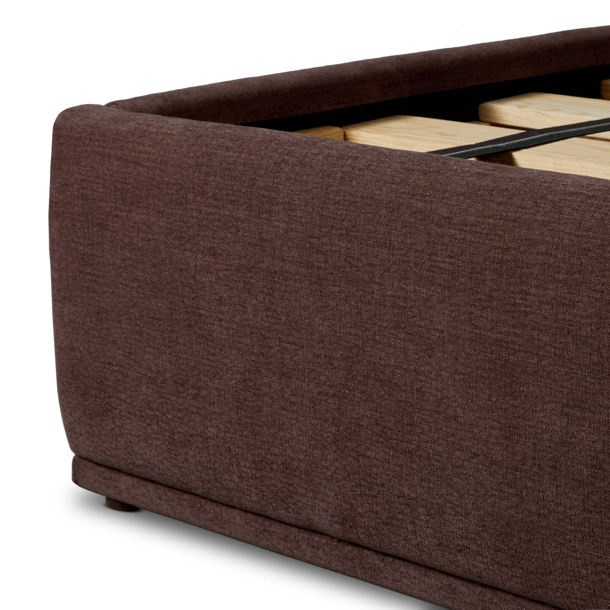 Four Hands Julia Bed in Laughlin Plum, King on a white background at Addison West