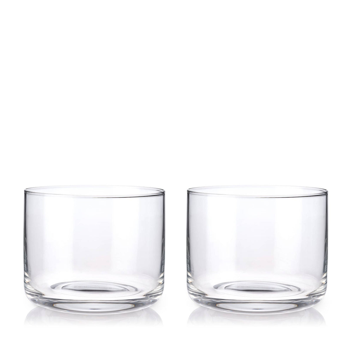 Raye™ Crystal Lowball Negroni Glasses on a white background at Addison West