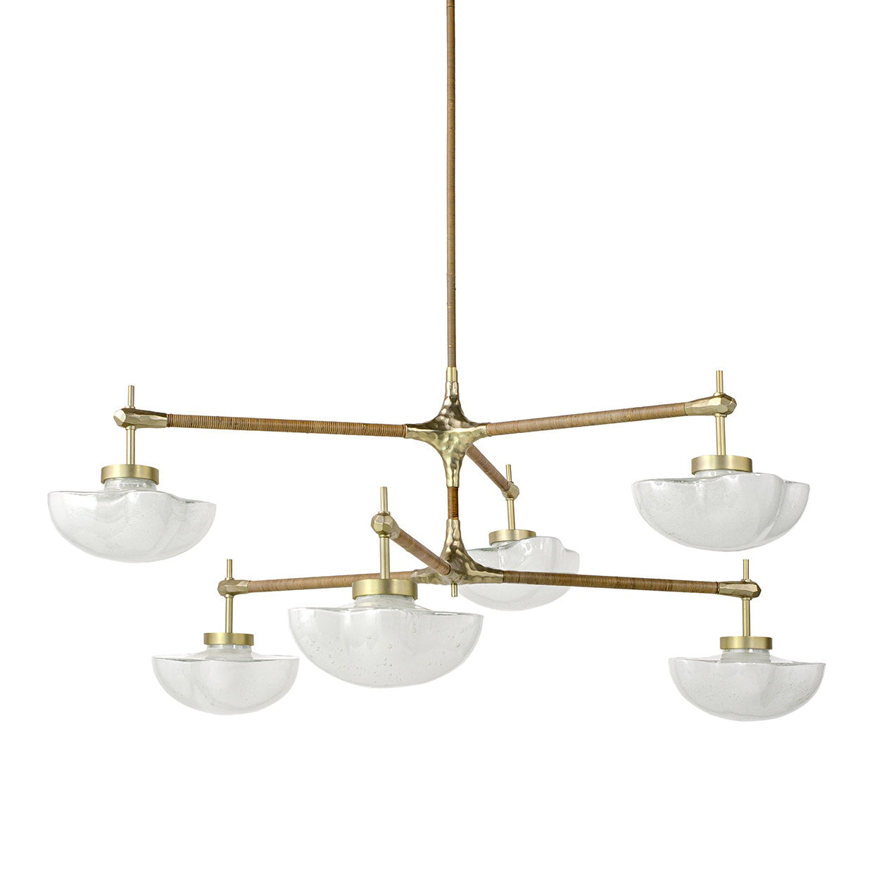 Palecek Cicero Chandelier on a white background at Addison West