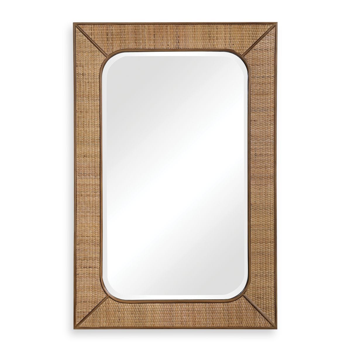 Tamera Accent Mirror on a white background at Addison West