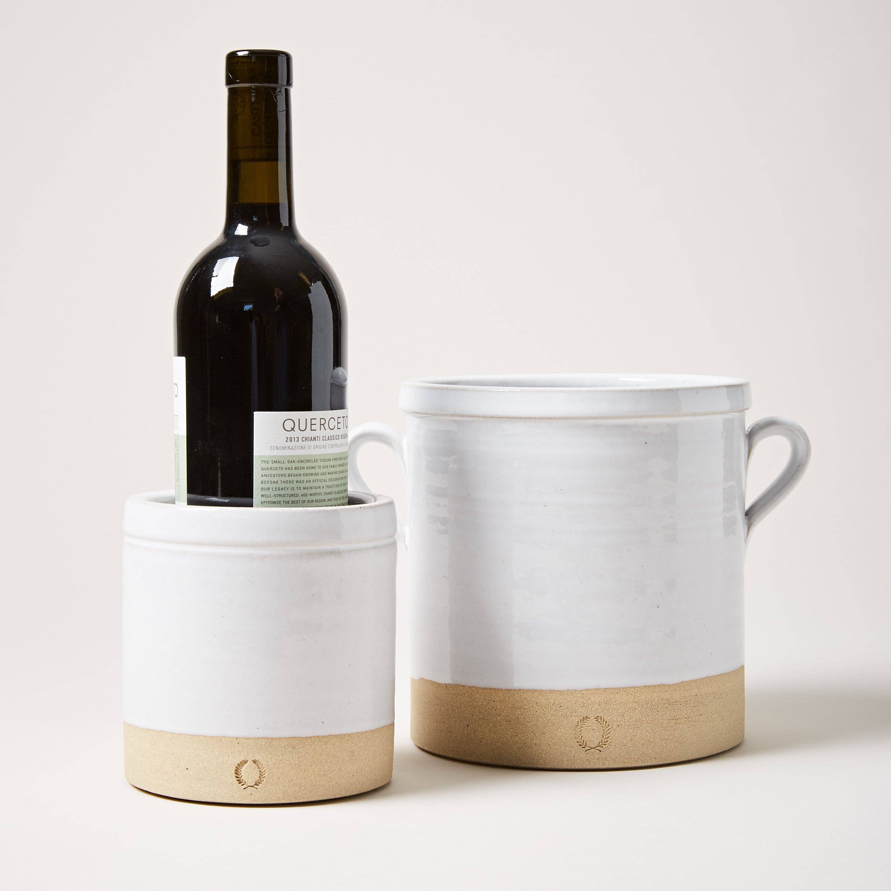 Farmhouse Pottery Silo Medium Crock on a white background at Addison West