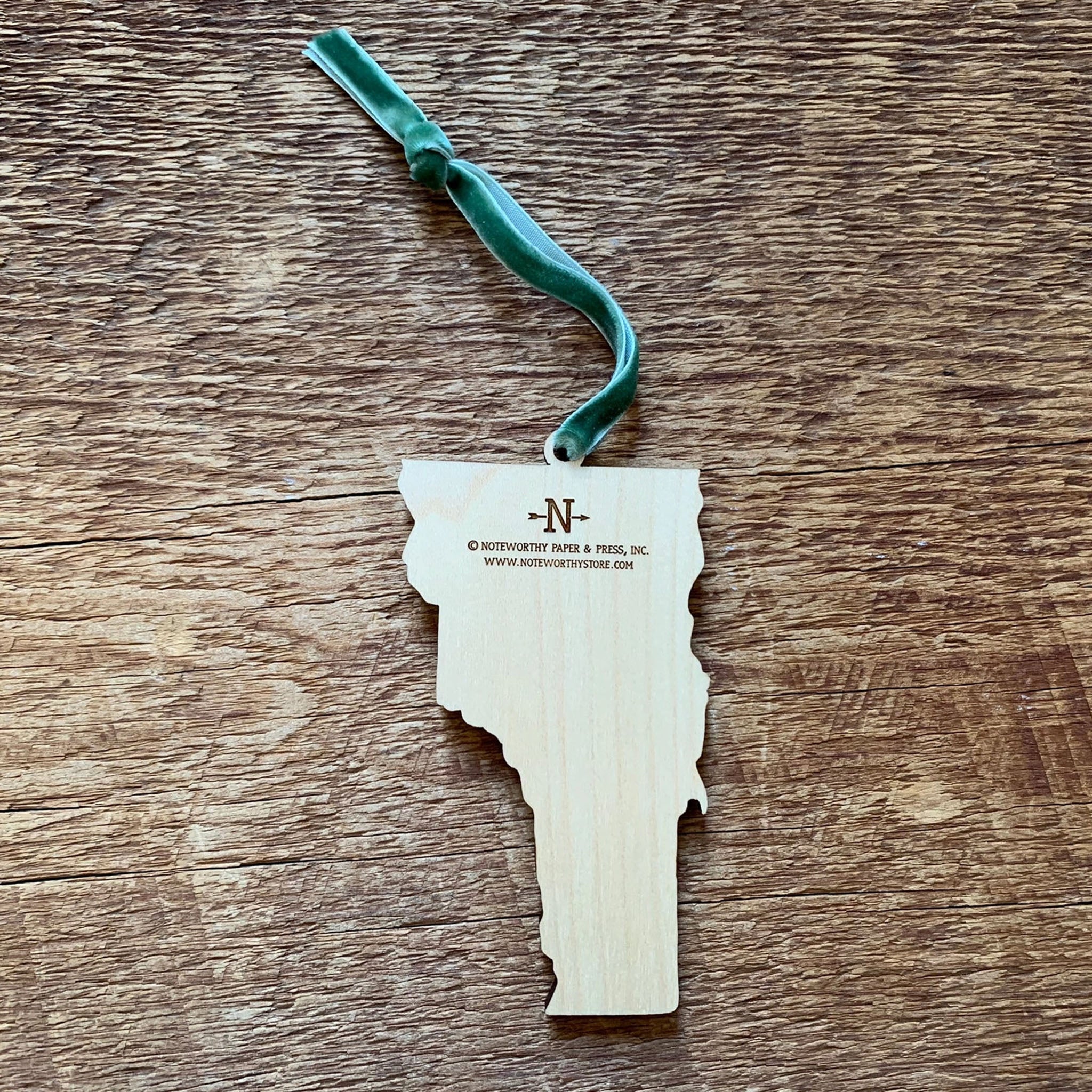 Vermont Wooden Ornament - Addison West