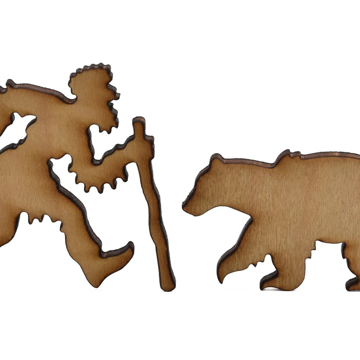 Liberty Puzzle Welcome to the Cabin wood puzzle pieces on a white background at Addison West