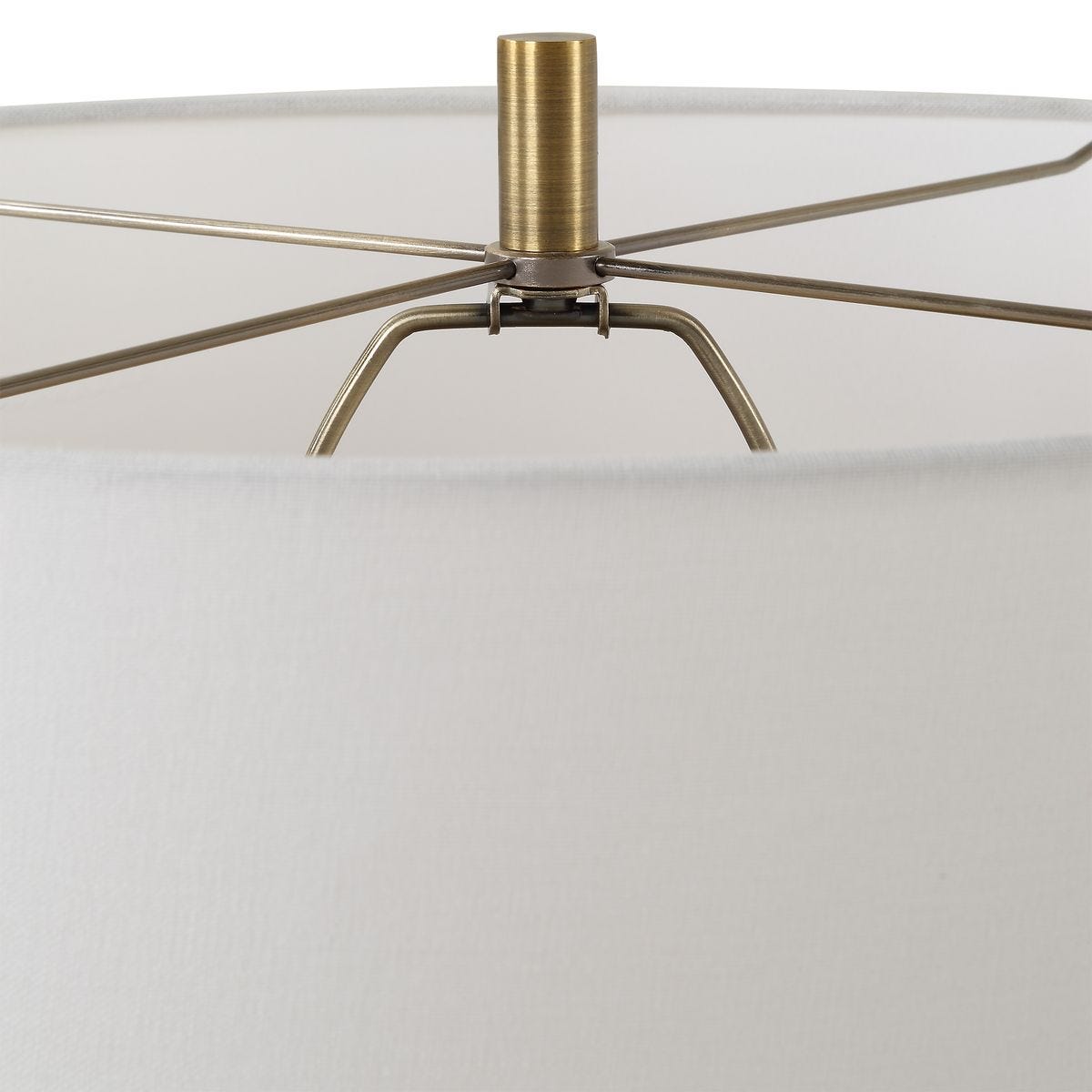 Close up of Tremont Table Lamp on a white background at Addison West