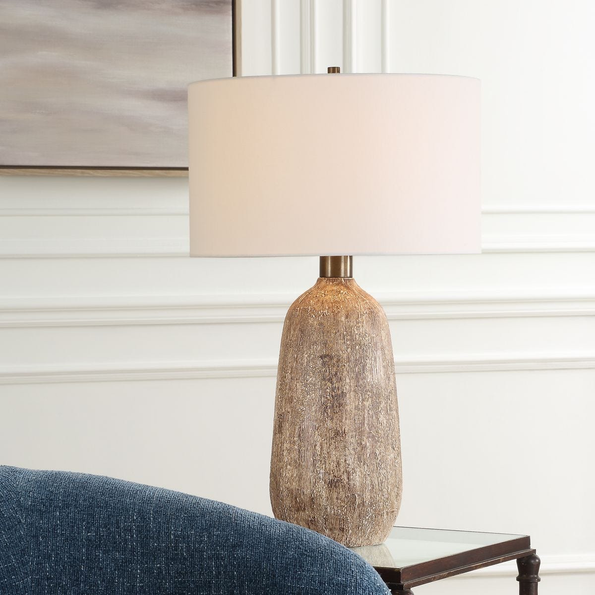 Napford Table Lamp on a side table at Addison West