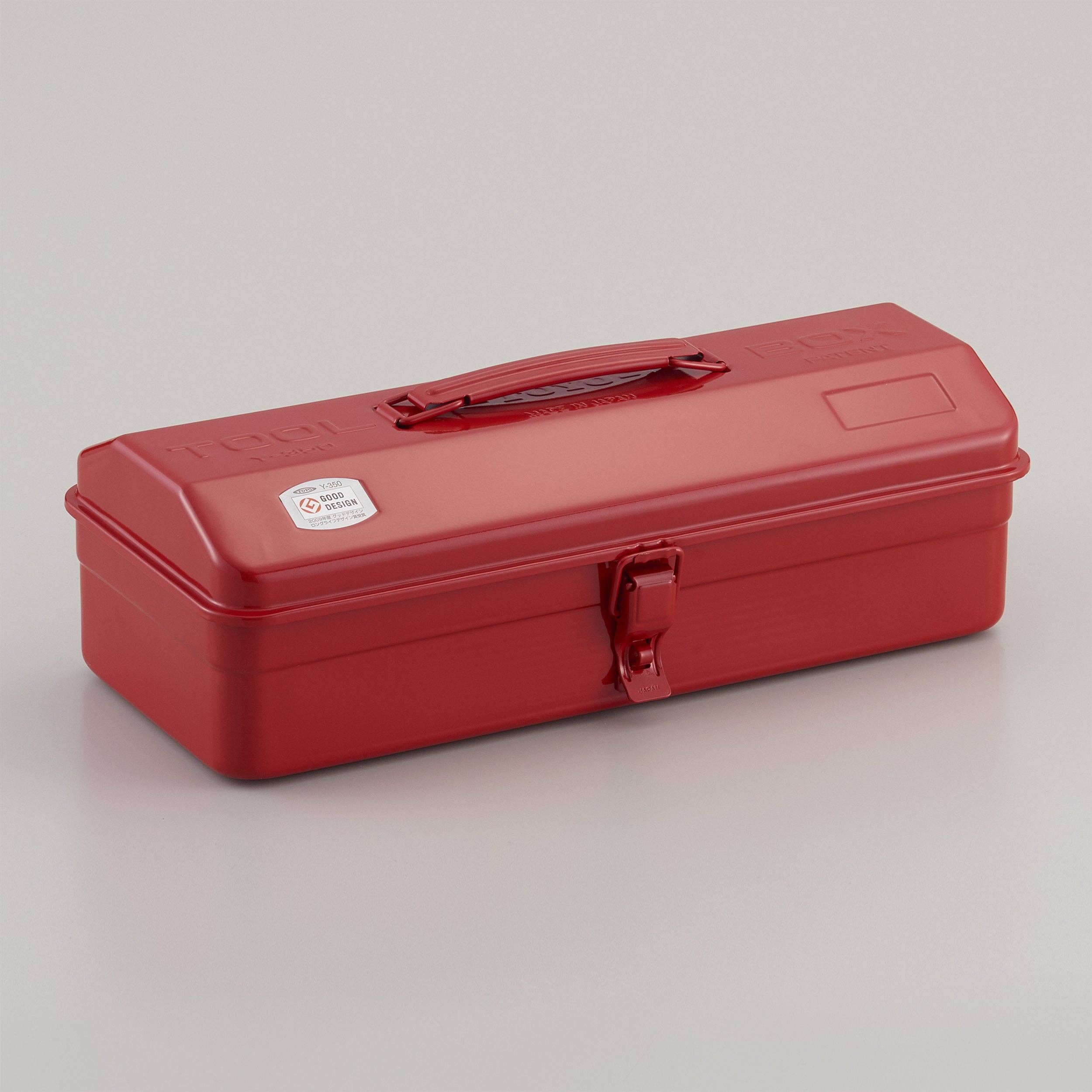 Toyo Steel Camber Toolbox Y-350 in Red on a white background at Addison West
