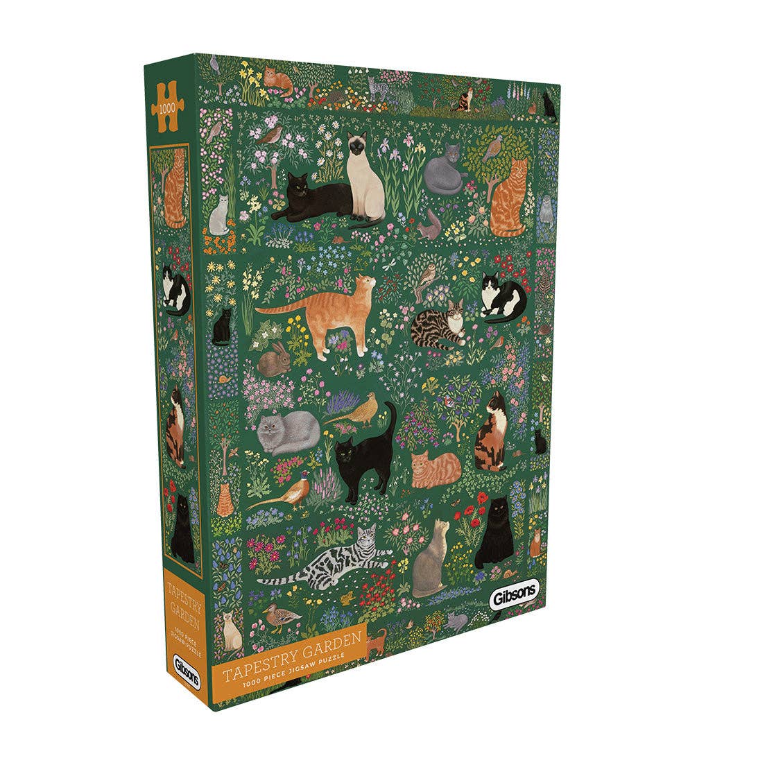 Tapestry Garden 1000 Piece Puzzle on a white background at Addison West