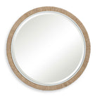 Carsten Round Accent Mirror on a white background at Addison West