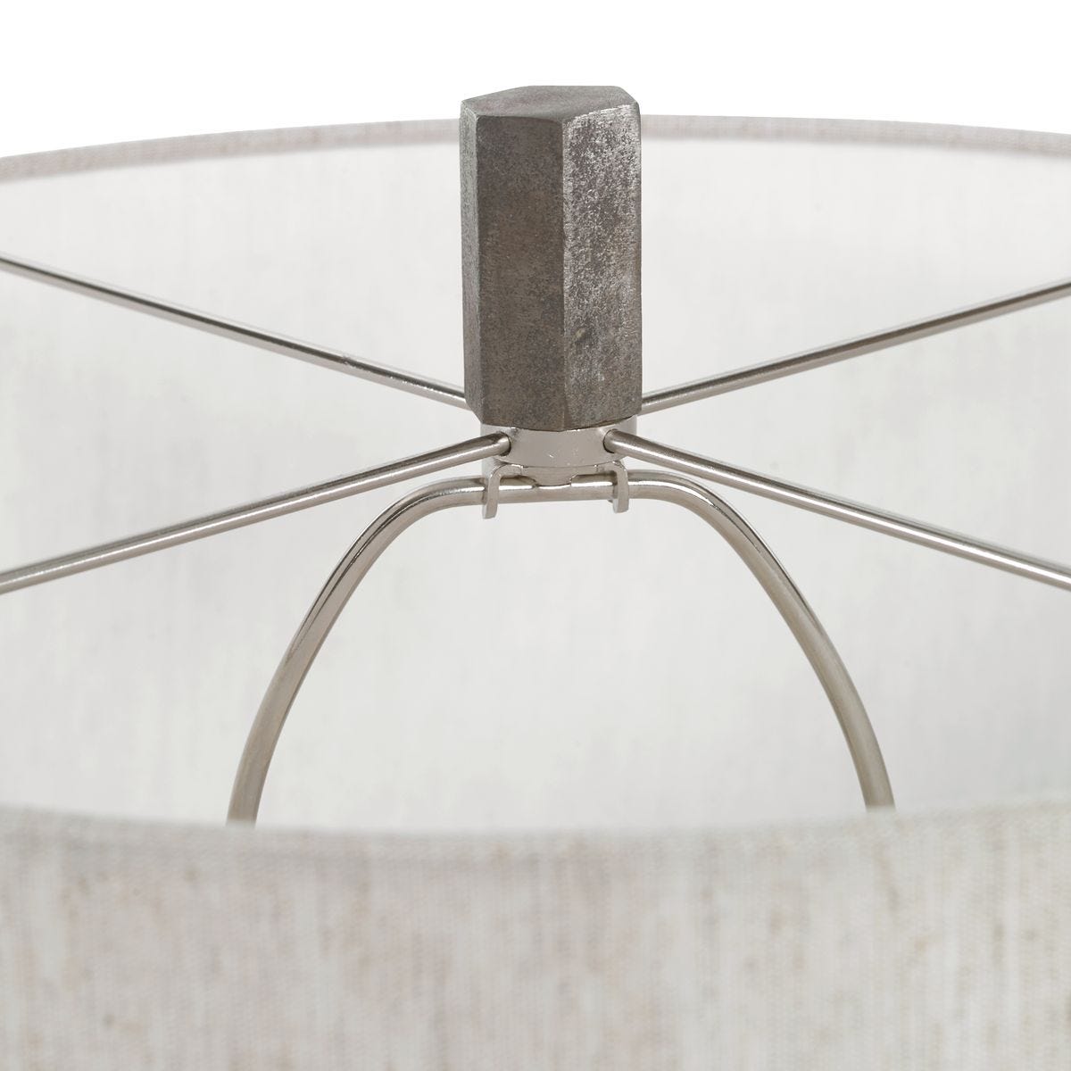 Close up of Ivorin Floor Lamp on a white background at Addison West