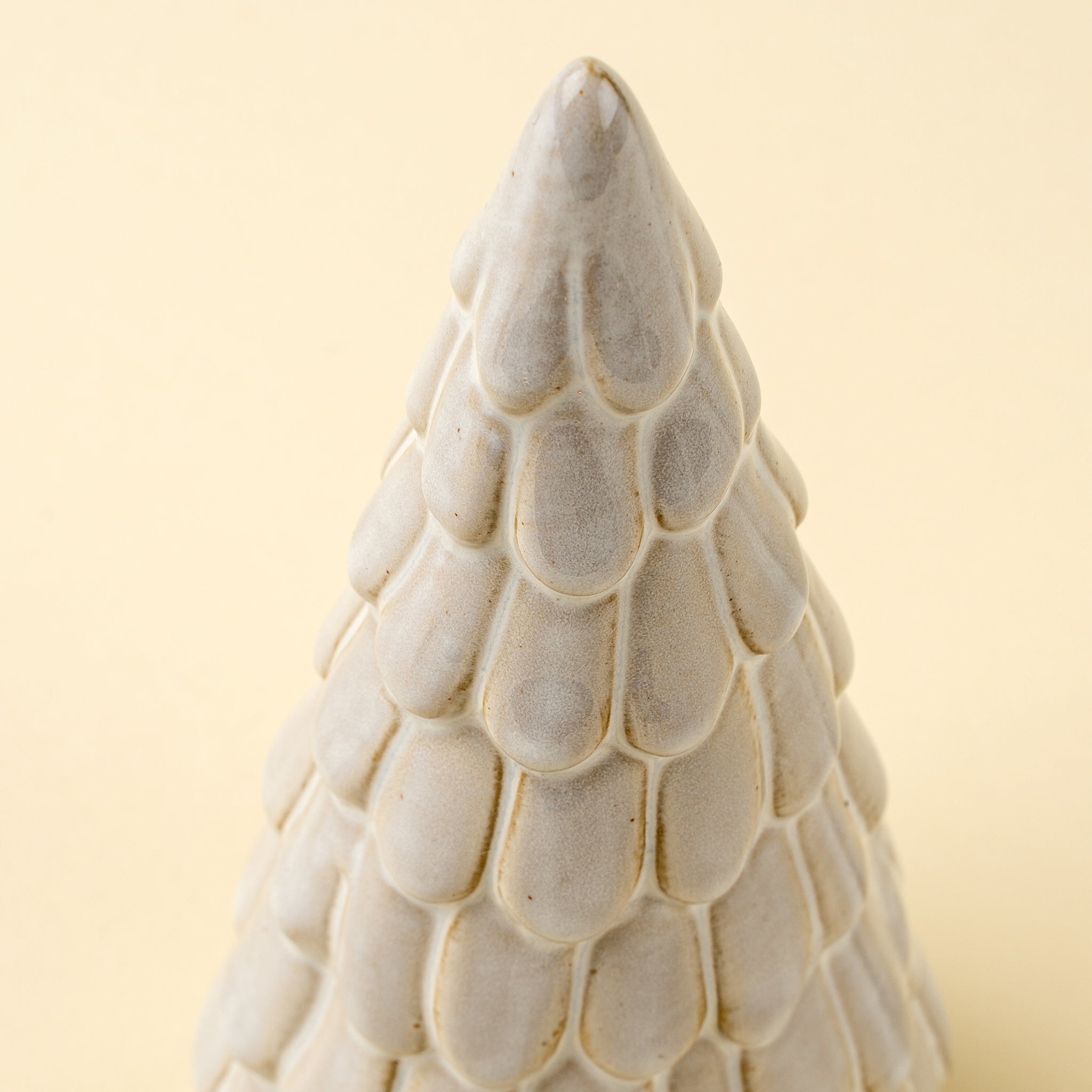 Birch Snowdrift Ceramic Tree on a beige background at Addison West