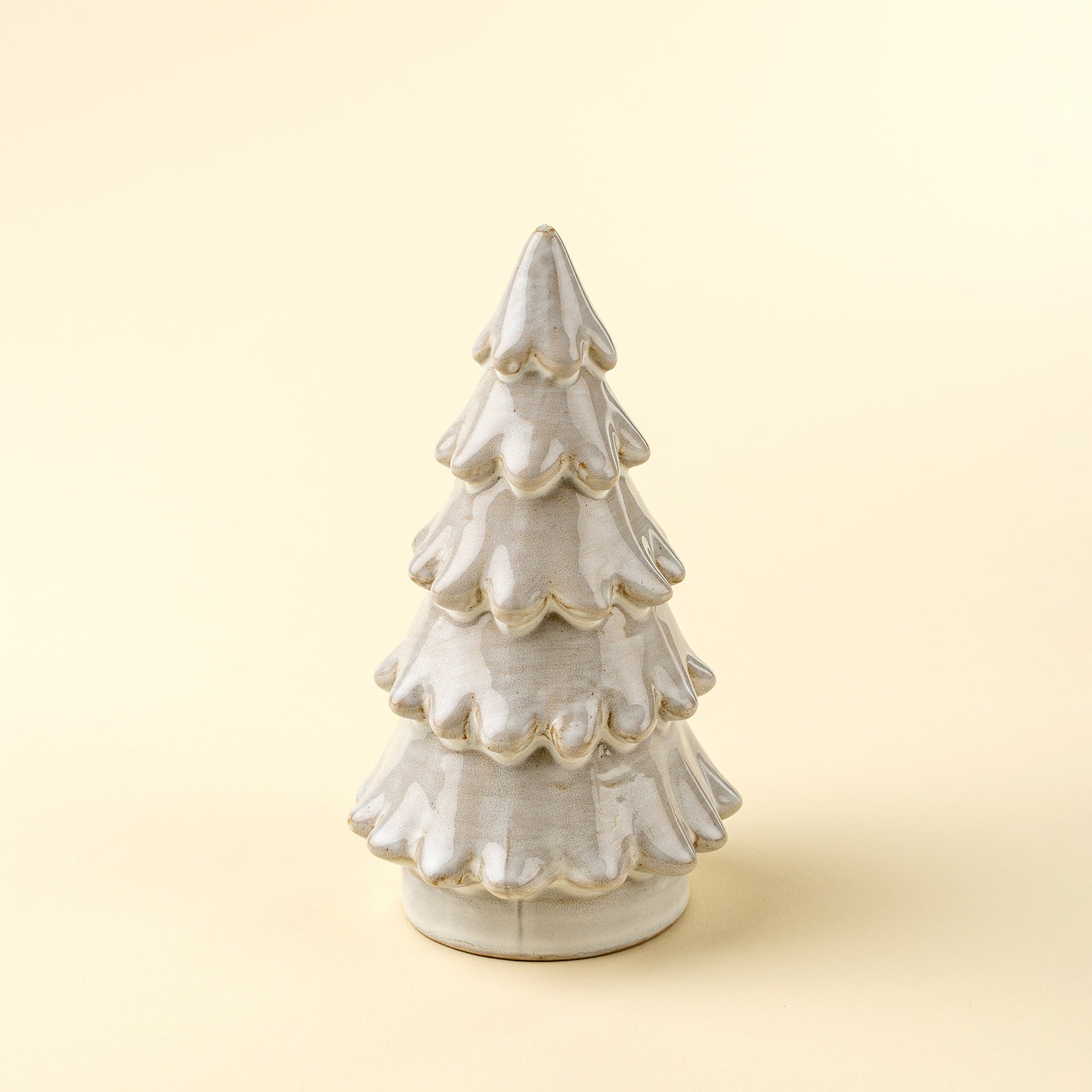 Aspen Snowdrift Ceramic Tree on a beige background at Addison West