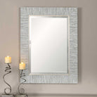 Belden Accent Mirror on a beige wall at Addison West