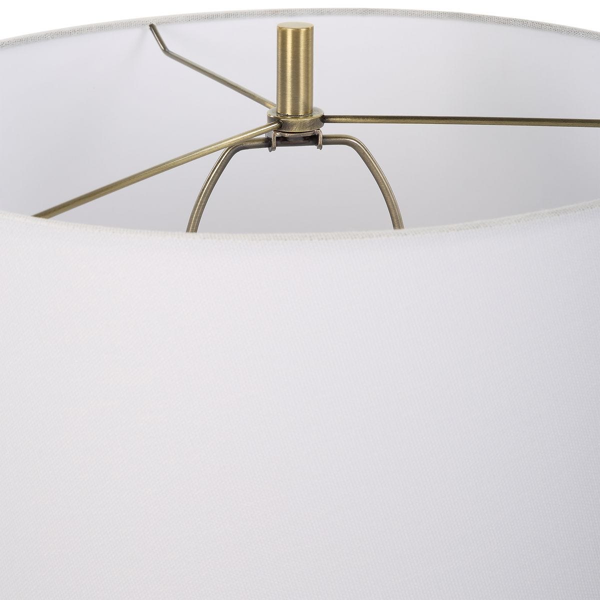 Close up of Esmont Table Lamp on white background at Addison West