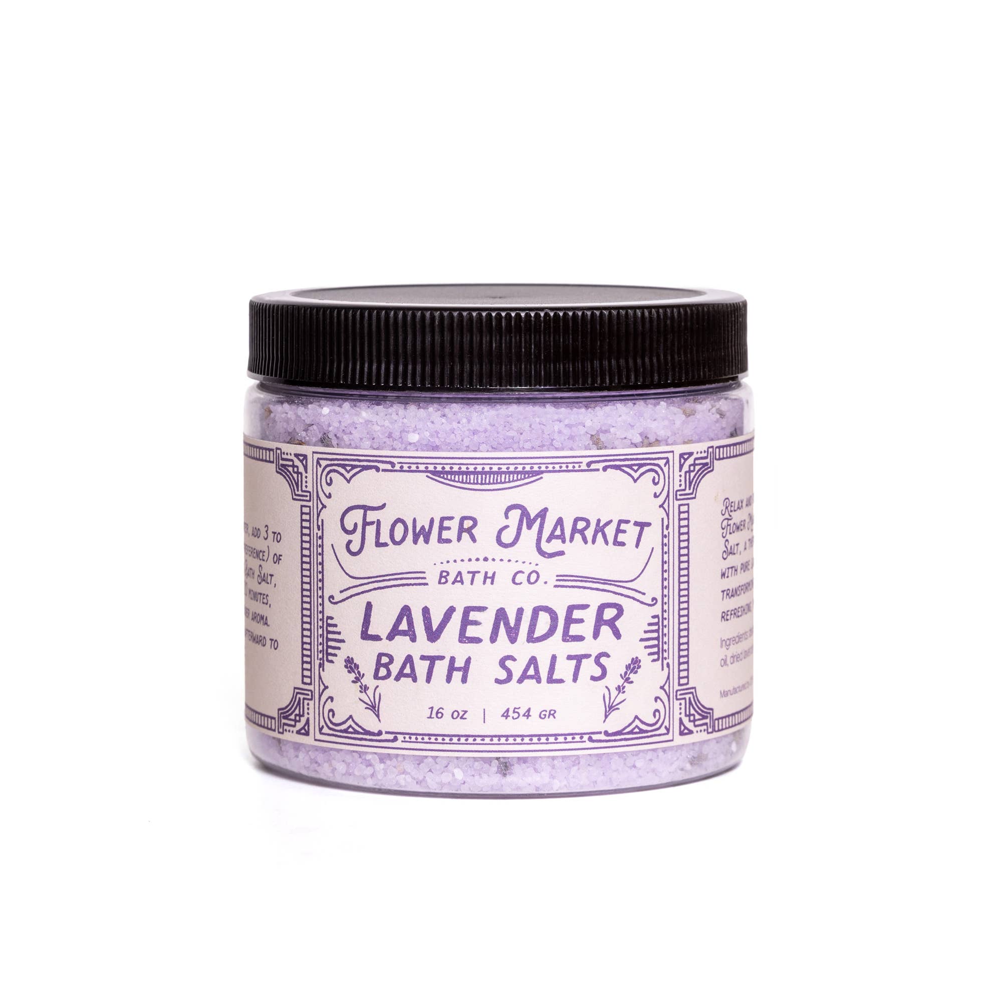 Lavender Bath Salt on a table at Addison West
