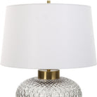 Close up of Esmont Table Lamp on white background at Addison West