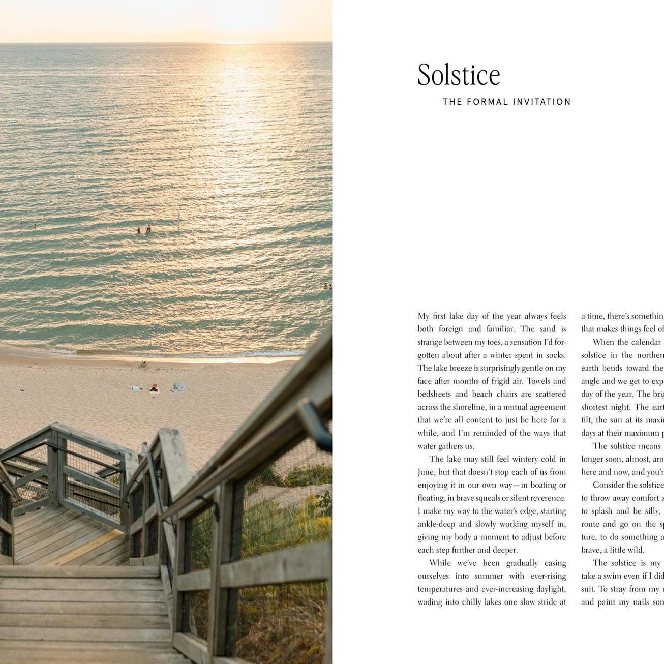 Pages from Life on the Lake: Savoring Days on Freshwater Shores by Tylee Shay