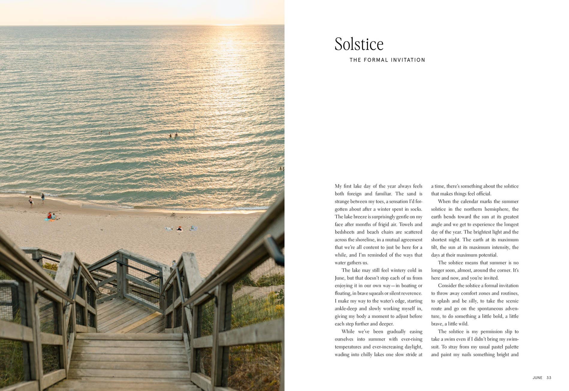 Pages from Life on the Lake: Savoring Days on Freshwater Shores by Tylee Shay
