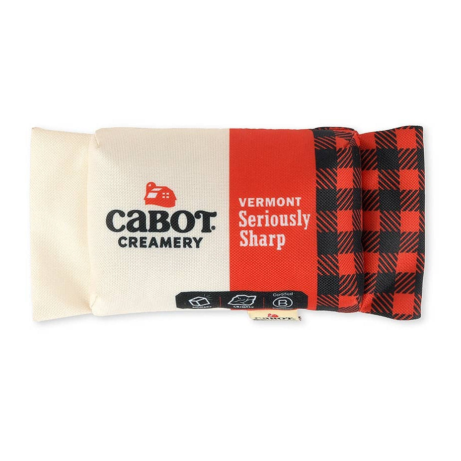 Cabot Creamery Seriously Sharp Squeaker on a white background at Addison West