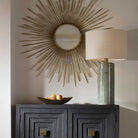 Calmere Table Lamp on a console table at Addison West