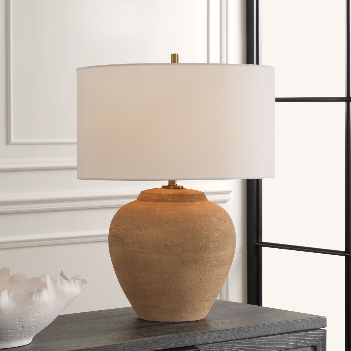 Tremont Table Lamp on a table at Addison West