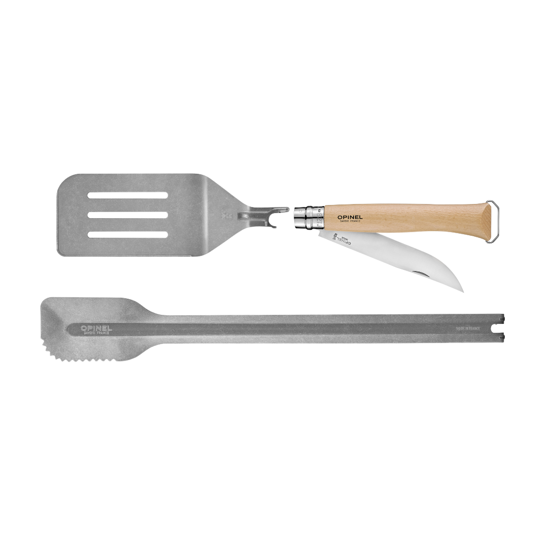 Opinel Grilling Set on a white background